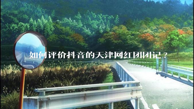 如何评价抖音的天津网红团团记?